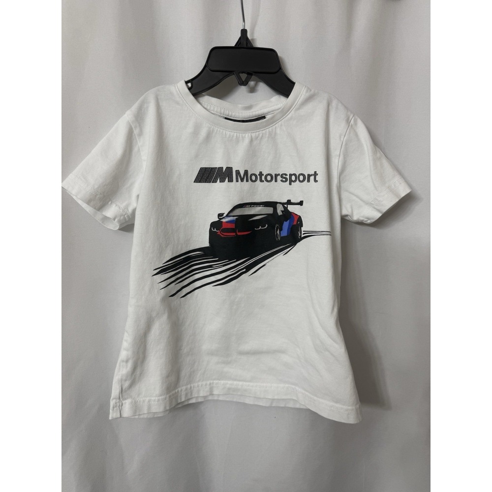 BMW T-shirt Motorsport white with M8 GTE logo, kids size 116  US‎ 4      E72